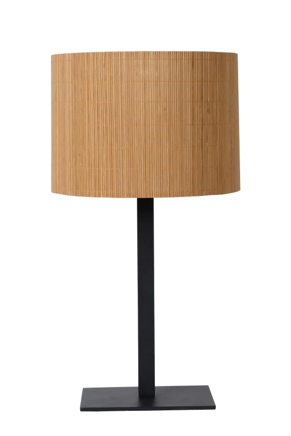 Lucide MAGIUS - Lampe de table - Ø 28 cm - 1xE27 - Bois clair - éteint